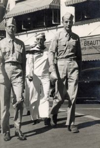 Sargent Rich E Salisbury and Sargent Albert A Kenic, Honolulu, Hawaii, November, 1944
